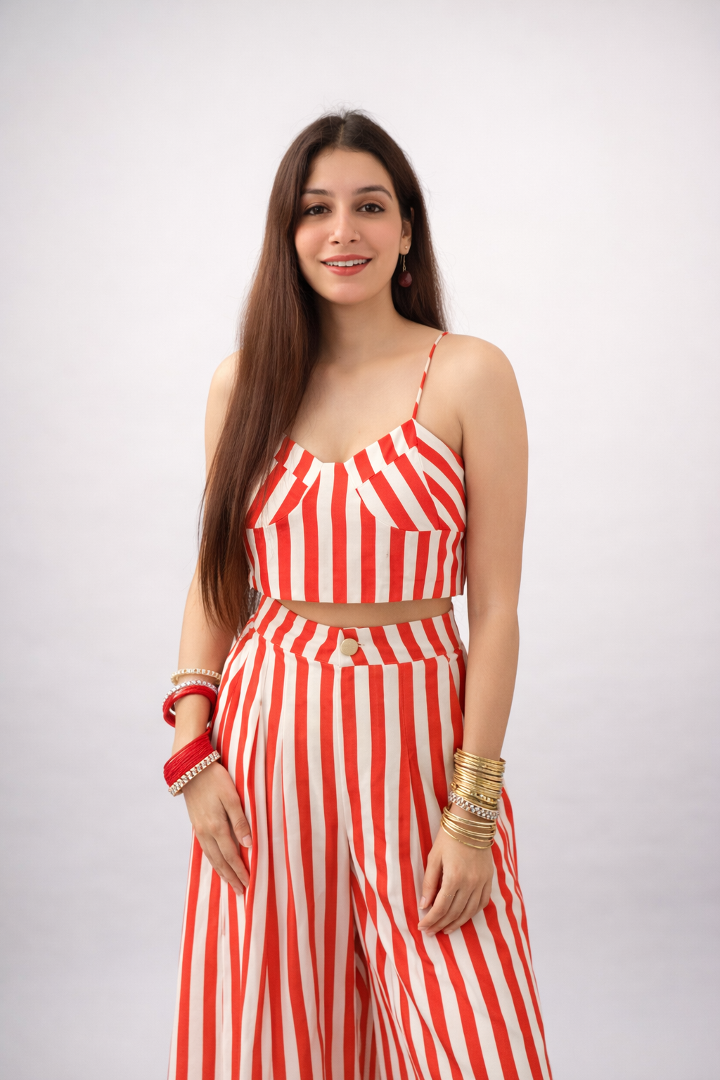 Red Zebra Coord Set