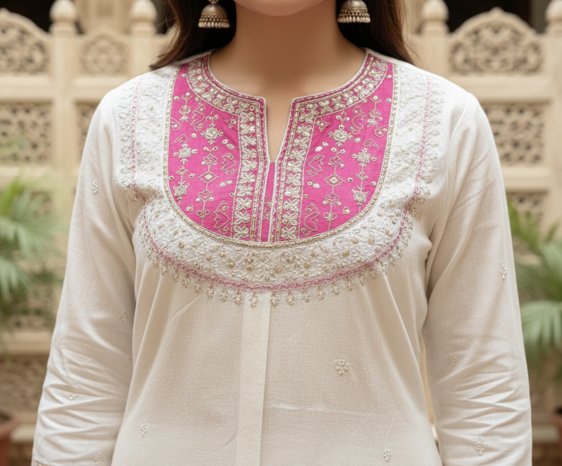 PINK FROST ethnic coord set for women