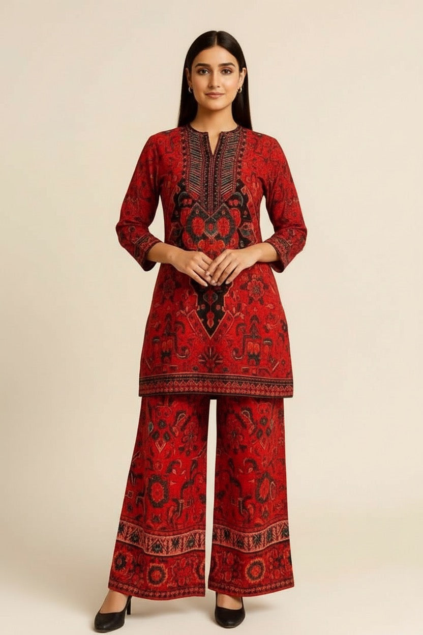 MULTI COORD ethnic cotton coord set for women